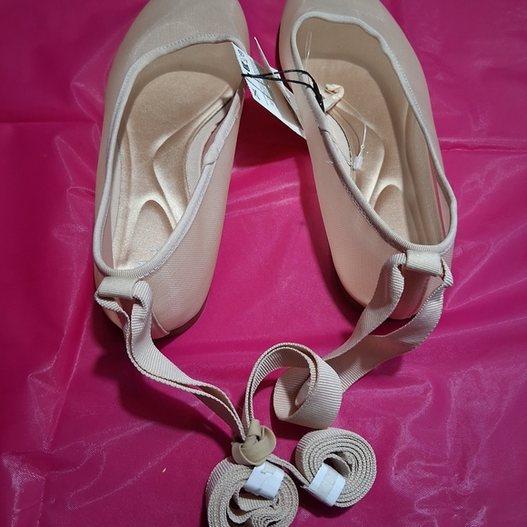 Zara Beige Ballet Flats - Picture 5 of 6
